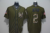 New York Yankees #2 Derek Jeter Green Salute to Service Stitched Baseball Jersey,baseball caps,new era cap wholesale,wholesale hats